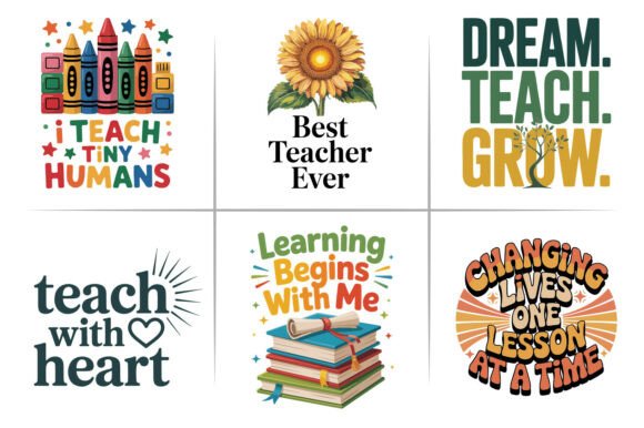Colorful Motivational Teacher SVG Design: A Strategic Asset for Modern Educators and Creators
