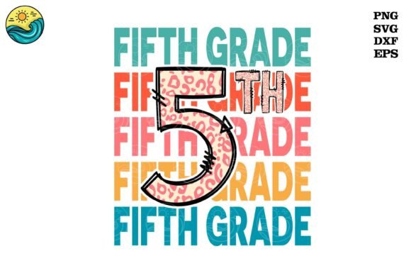 Fifth Grade Leopard Print SVG PNG: The Ultimate Back-to-School Design for Creators and Educators