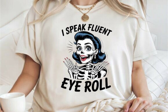 Fluent Eye Roll Skeleton Shirt PNG: The Ultimate Digital Asset for Creative DIY Projects
