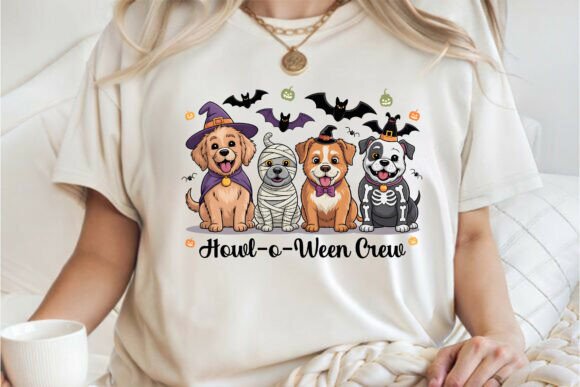 Howl-o-Ween Dog Costume Crew Shirt PNG: A Versatile Digital Asset for Creators