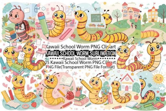 Kawaii School Worm Sublimation Bundle: A Practical Review for Creators