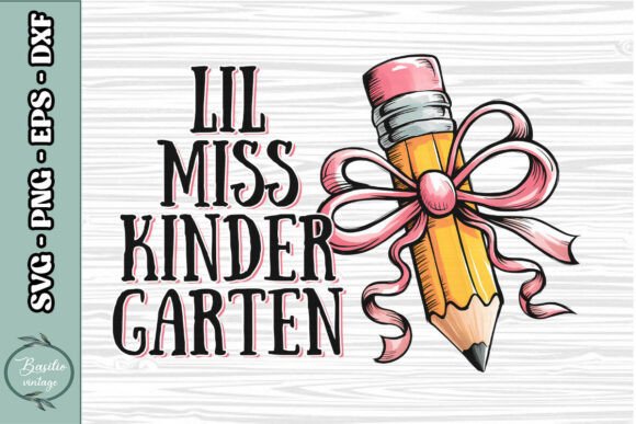 Kindergarten Little Miss Back School PNG: The Ultimate Digital Asset for Creative Projects