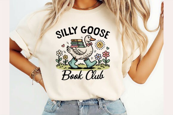 PNG Bookish Lover Silly Goose Book Club