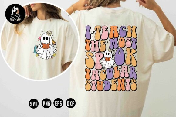 Spooktacular Teacher Ghost SVG: Bringing Retro Charm to Your Classroom and Crafts